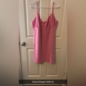 Sugar Thrills 3x pink strapped dress